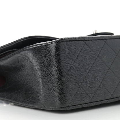 Chanel Caviar Quilted Jumbo Double Flap Black 7 of 9