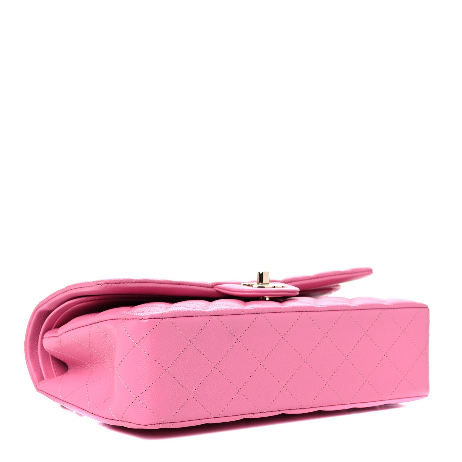 Chanel Caviar Quilted Medium Double Flap Pink 4 of 10