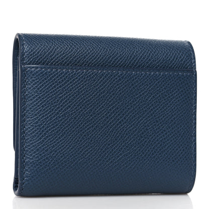 Christian Dior Calfskin 30 Montaigne Wallet Blue 3 of 6