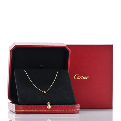 Cartier 18K Yellow Gold Diamond XS D'Amour Pendant Necklace 5 of 5