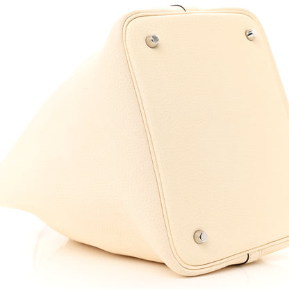 Hermes Taurillon Clemence Picotin Lock 22 MM Nata 9 of 15