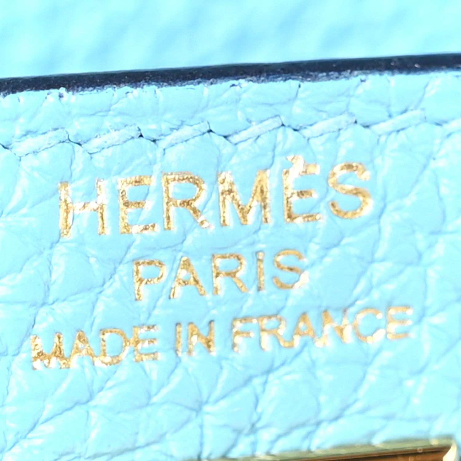 Hermes Togo Kelly Retourne 25 Bleu Du Nord 7 of 11