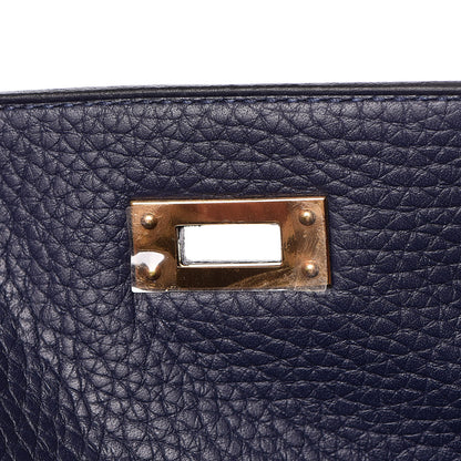 Hermes Togo Kelly Ado Backpack Bleu Nuit 19 of 32