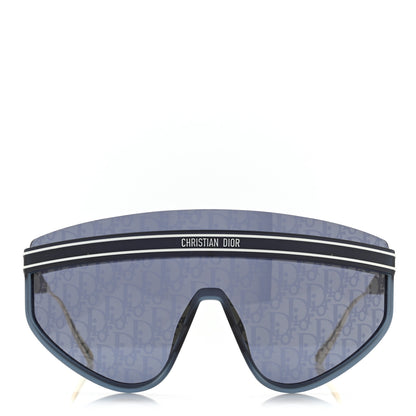 Christian Dior Oblique Mask DiorClub M2U Sunglasses Translucent Blue 2 of 7