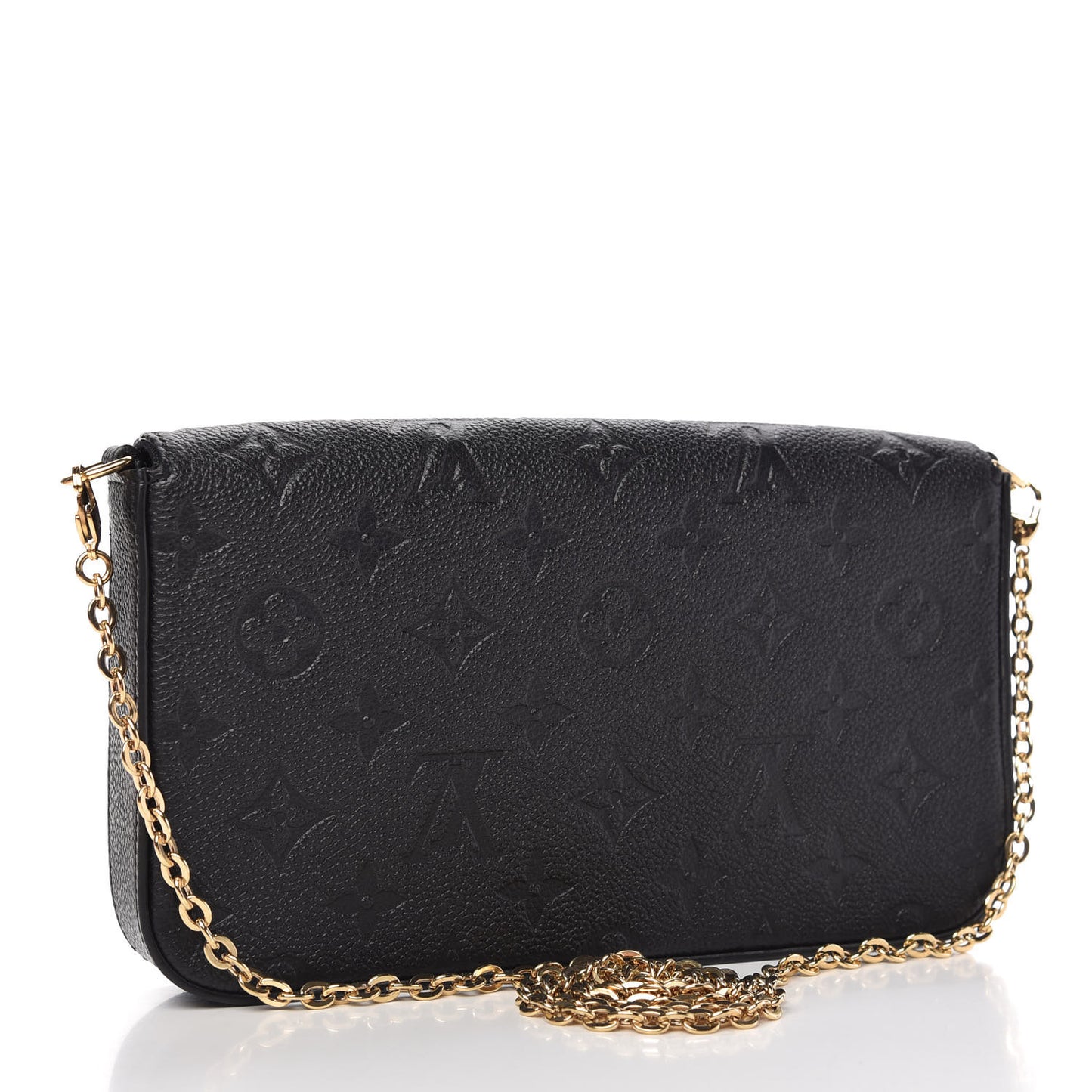 Empreinte Pochette Felicie Chain Wallet Black
