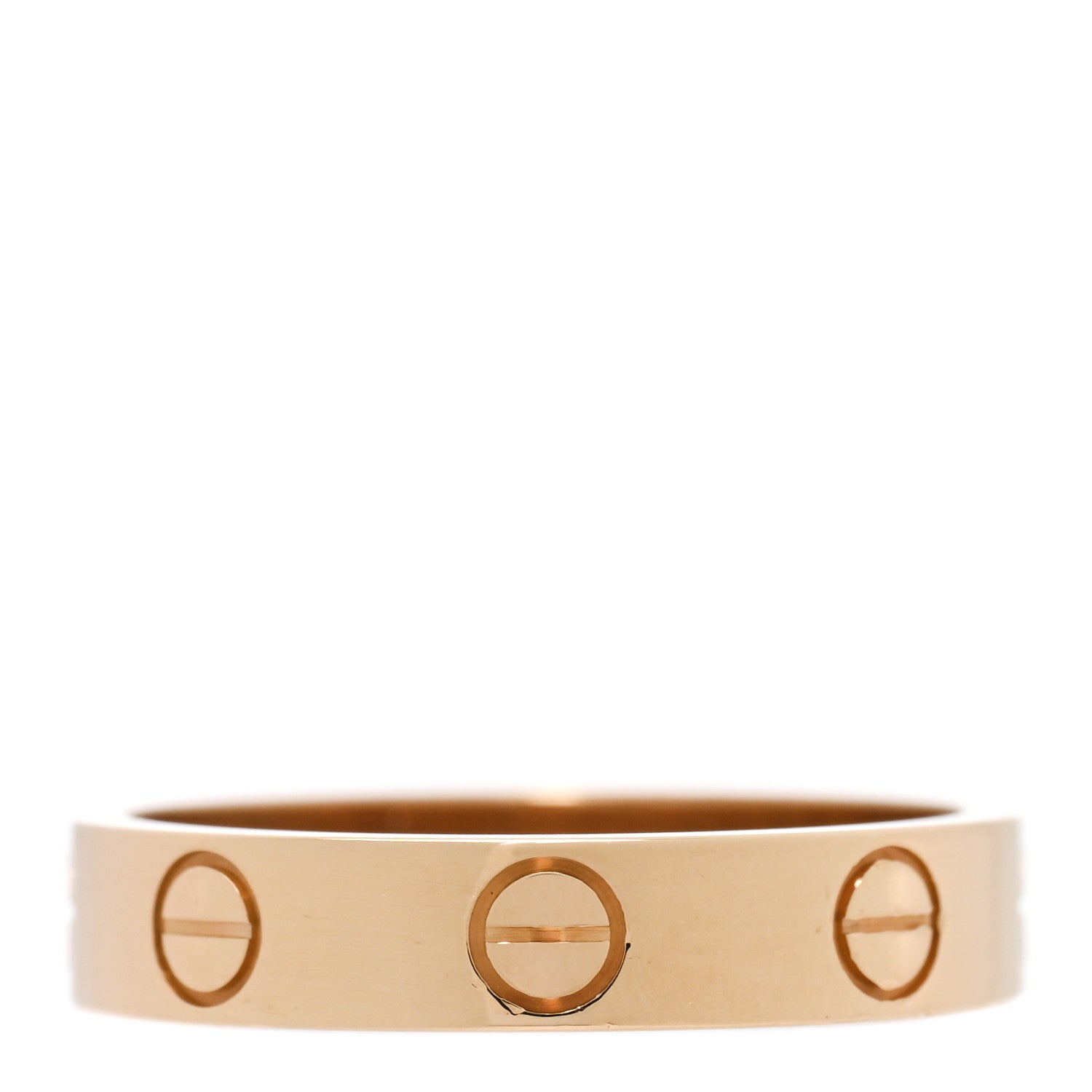 Cartier 18K Yellow Gold 3.5mm LOVE Wedding Band Ring 49 5 3 of 5