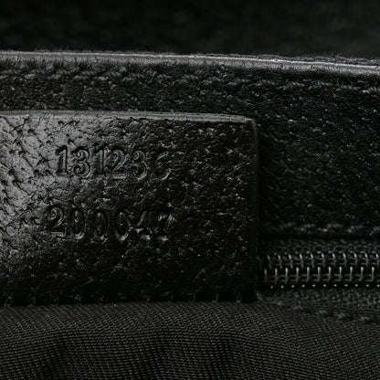 Gucci GG Monogram Web Buckle Belt Bag Black 7 of 10