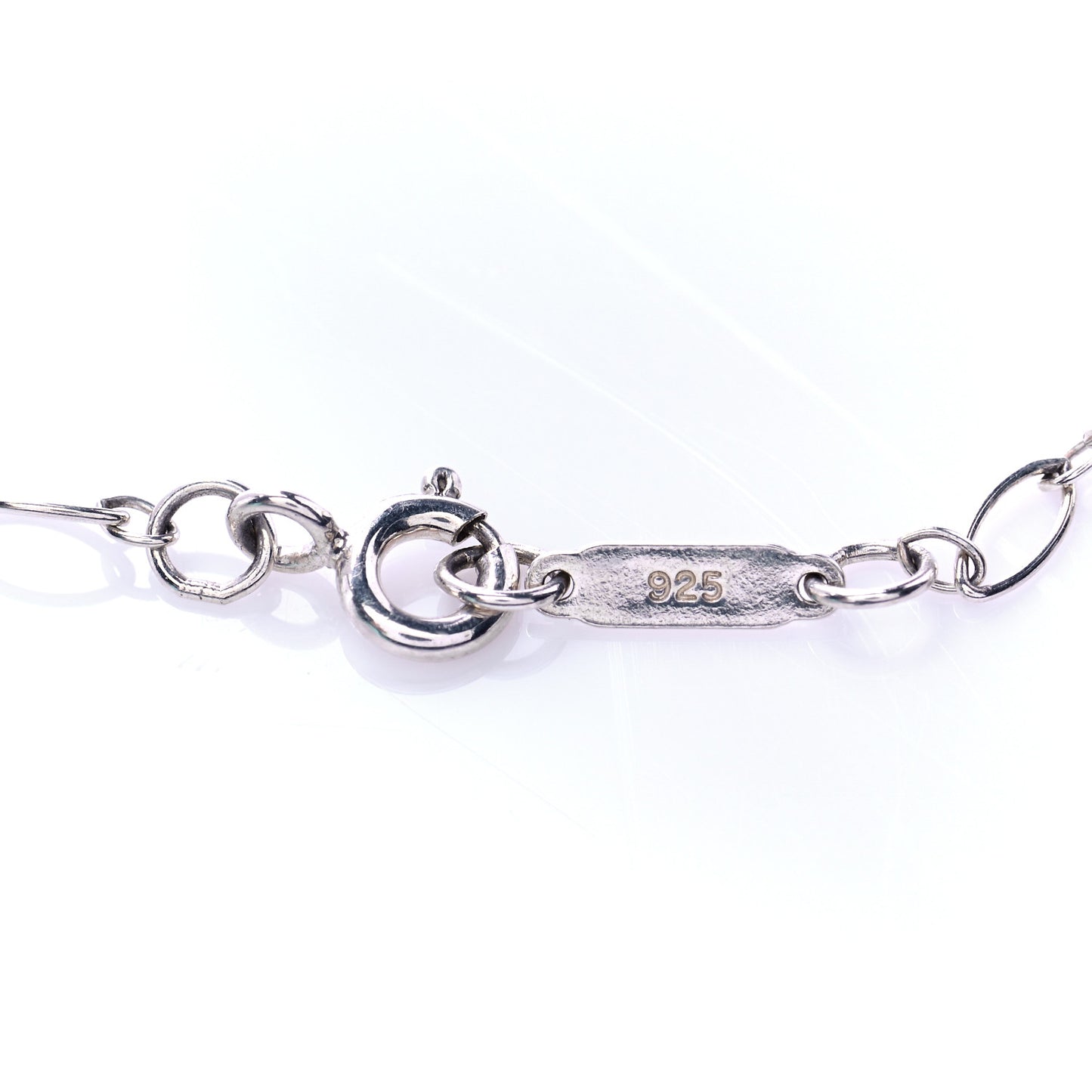 Sterling Silver Oval Link Chain Necklace 36"