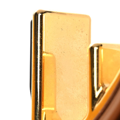 Fendi Vitello Fendi First 100mm Slingback Pumps 38.5 Caramello 11 of 12