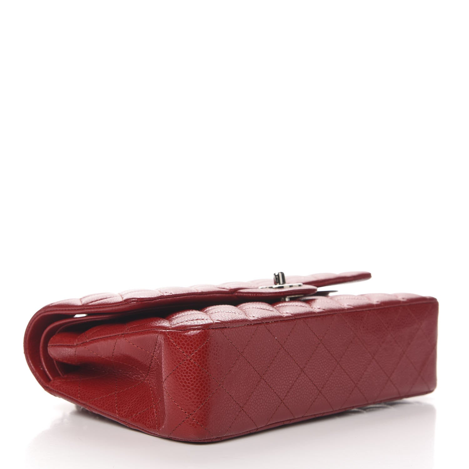 Chanel Caviar Quilted Medium Double Flap Red 4 of 13