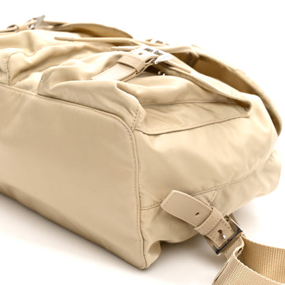 Prada Nylon Saffiano Medium Backpack Deserto 11 of 11