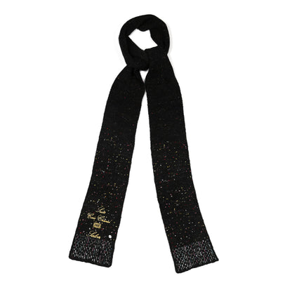 Chanel Wool Alpaca CC Coco Chanel Scarf Charcoal Multicolor 1 of 6