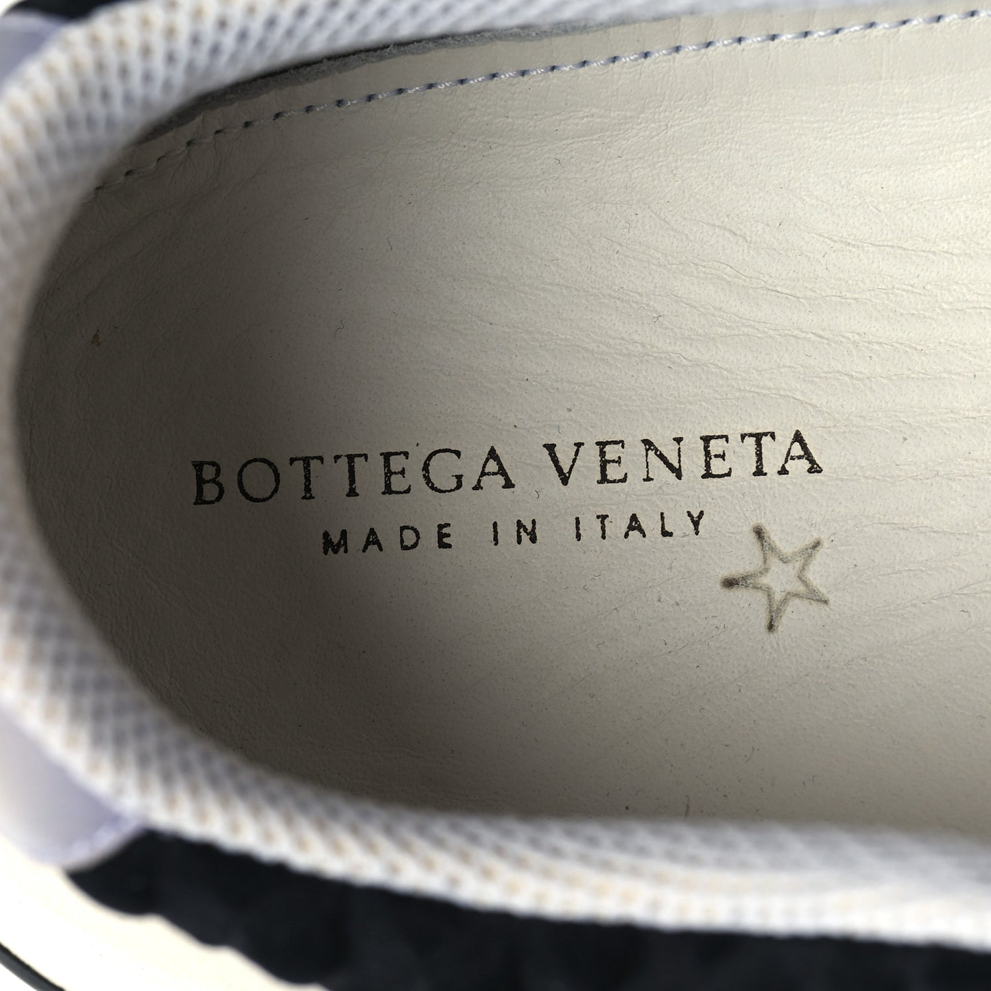 Nappa Ostrich Intrecciato Suede Sneakers 43 Grey Black Navy