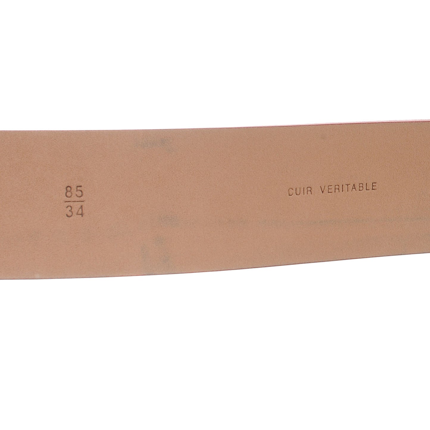 Patent Leather CC Logo Belt 85 34 Red
