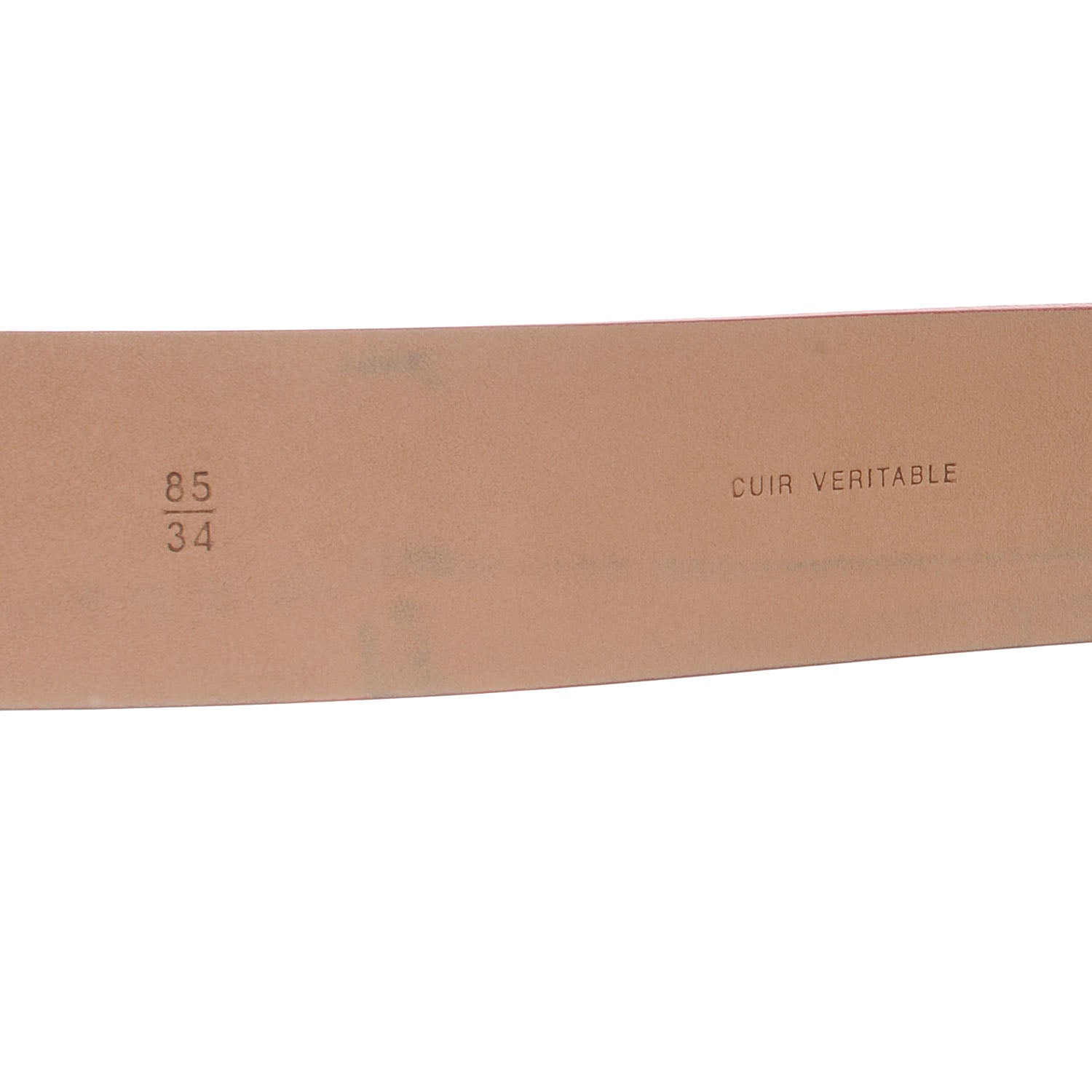 Chanel Patent Leather CC Logo Belt 85 34 Red 6 of 6