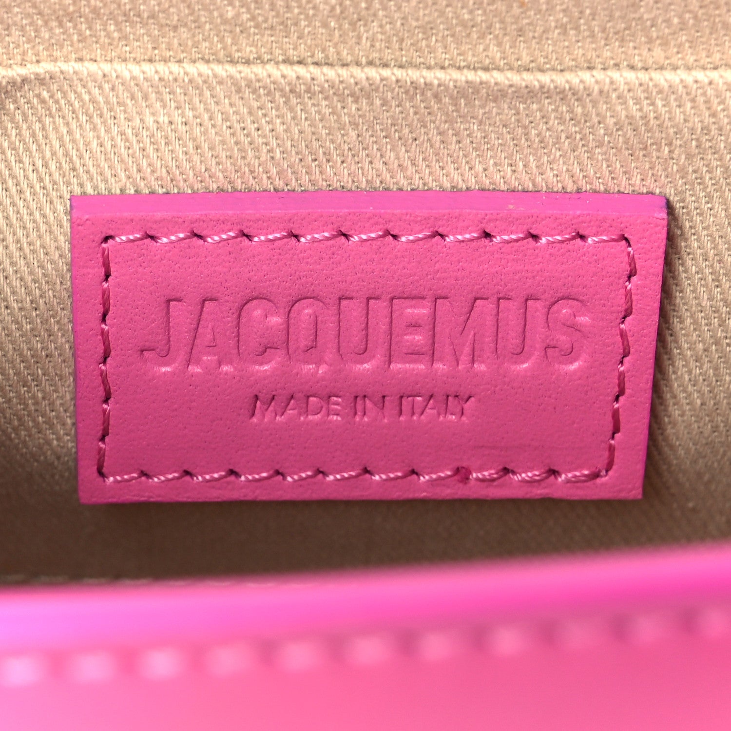 Jacquemus Smooth Calfskin Le Chiquito Long Pink 6 of 9