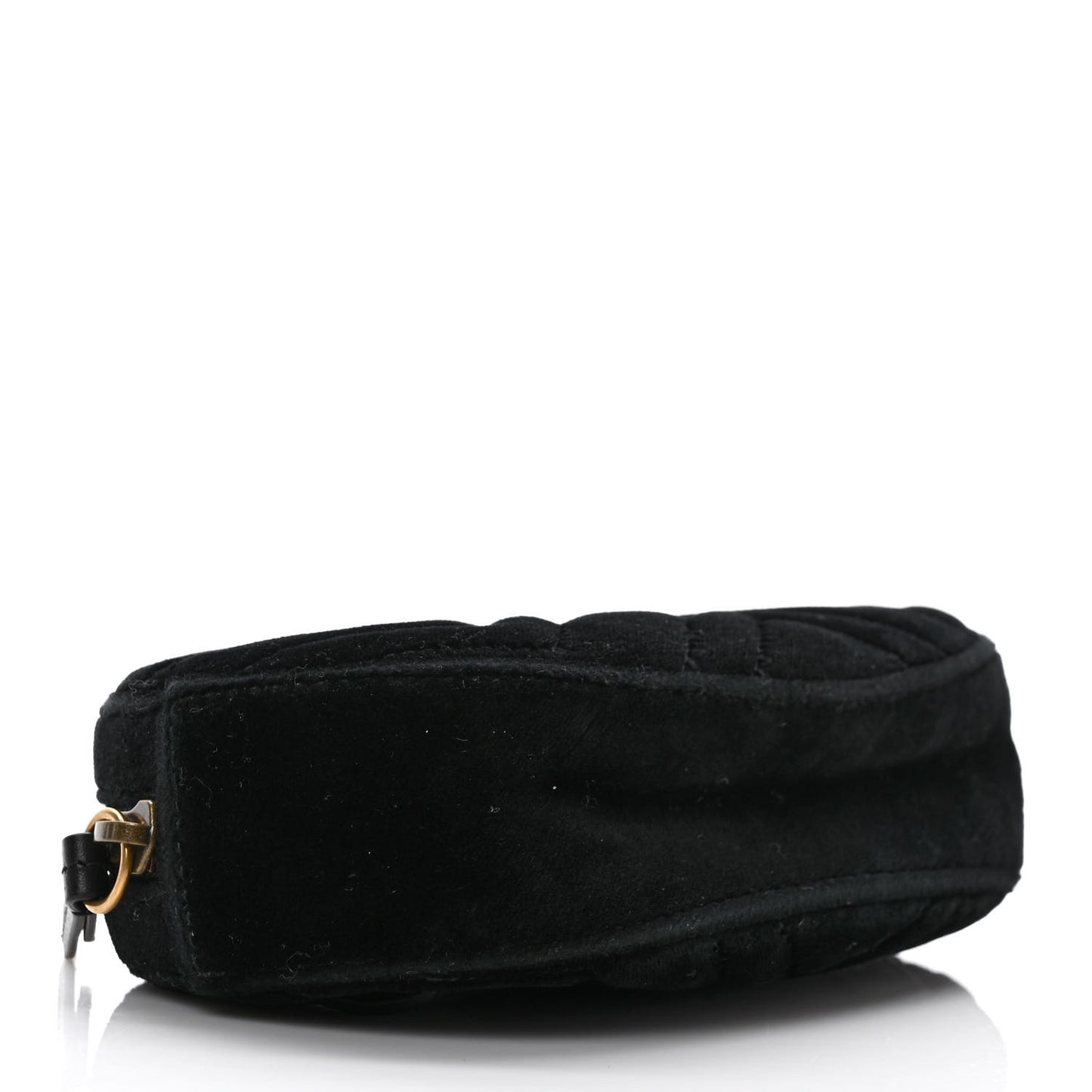Velvet Matelasse GG Marmont Belt Bag 85 34 Black
