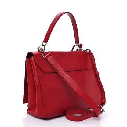 Louis Vuitton Soft Calfskin Lockme II Top Handle Rubis 3 of 9