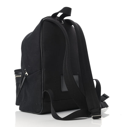 Saint Laurent Canvas Signature Heaven Embroidered Mini City Backpack Black 3 of 11