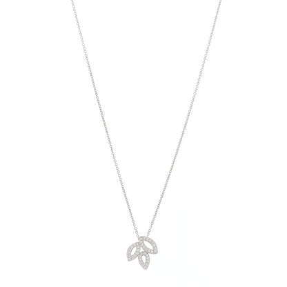 Harry Winston Platinum Diamond Small Lily Cluster Pendant Necklace 1 of 5