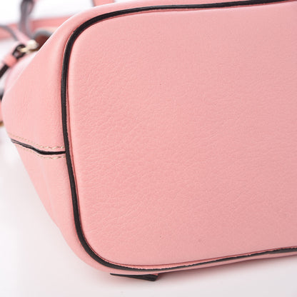 Chloe Suede Calfskin Mini Faye Backpack Washed Pink 9 of 10