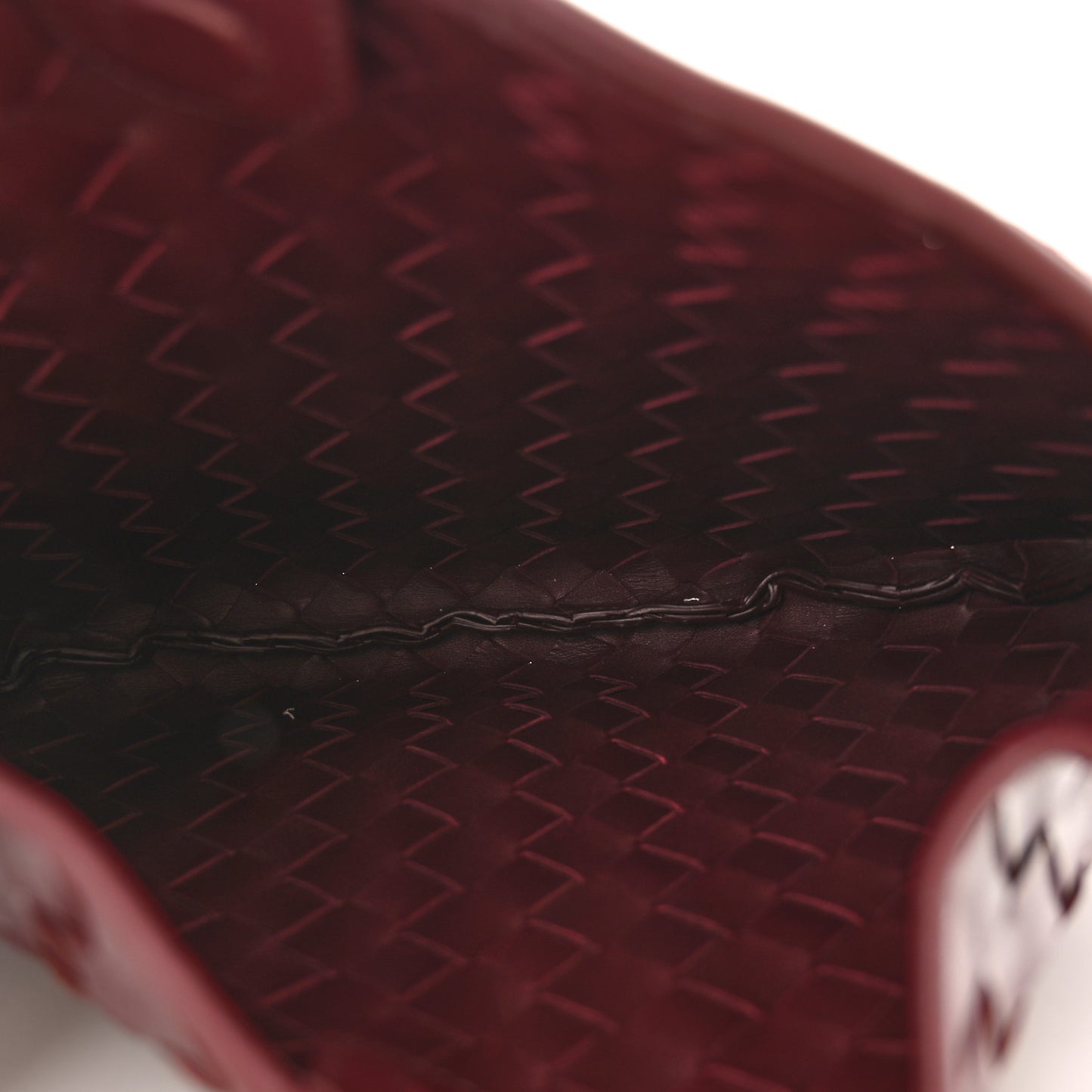 Nappa Intrecciato Sardine With Chain Bag Barolo