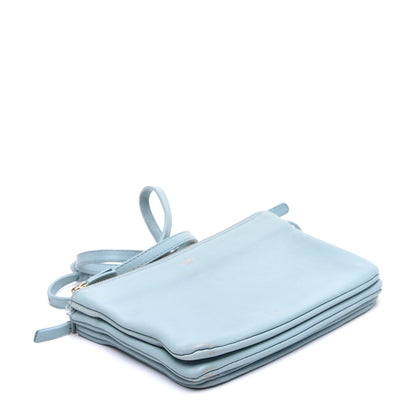 Celine Smooth Lambskin Small Trio Crossbody Bag Jade 4 of 10