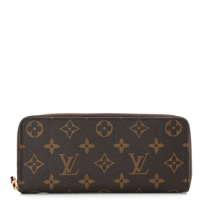 Louis Vuitton Monogram Clemence Wallet Fuchsia 1 of 9