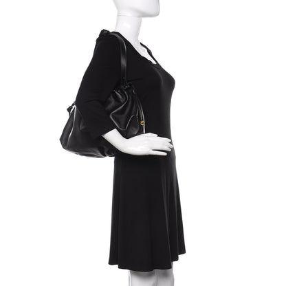 Bottega Veneta Nappa The Bulb Black 2 of 10