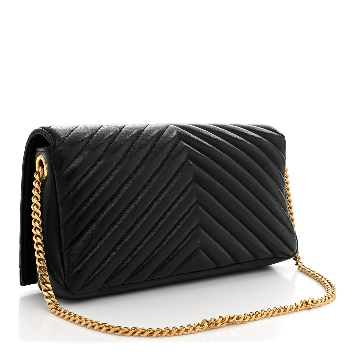 Lambskin Matelasse Monogram Kate 99 Black