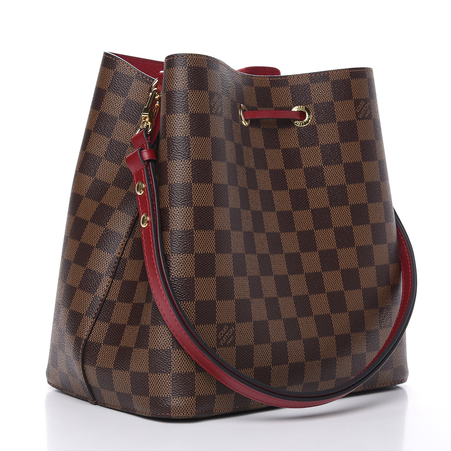 Damier Ebene Neonoe MM Cherry Berry
