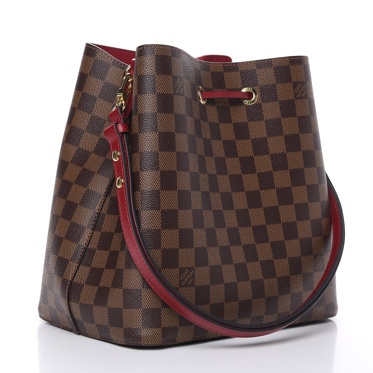 Louis Vuitton Damier Ebene Neonoe MM Cherry Berry 3 of 9
