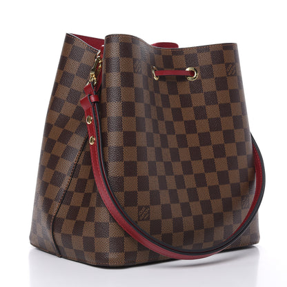 Louis Vuitton Damier Ebene Neonoe MM Cherry Berry 3 of 9