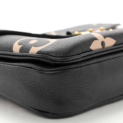 Louis Vuitton Empreinte Monogram Giant Pochette Metis Black Beige 8 of 11