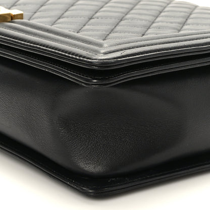 Chanel Calfskin Quilted Large Boy Flap Black 9 of 9