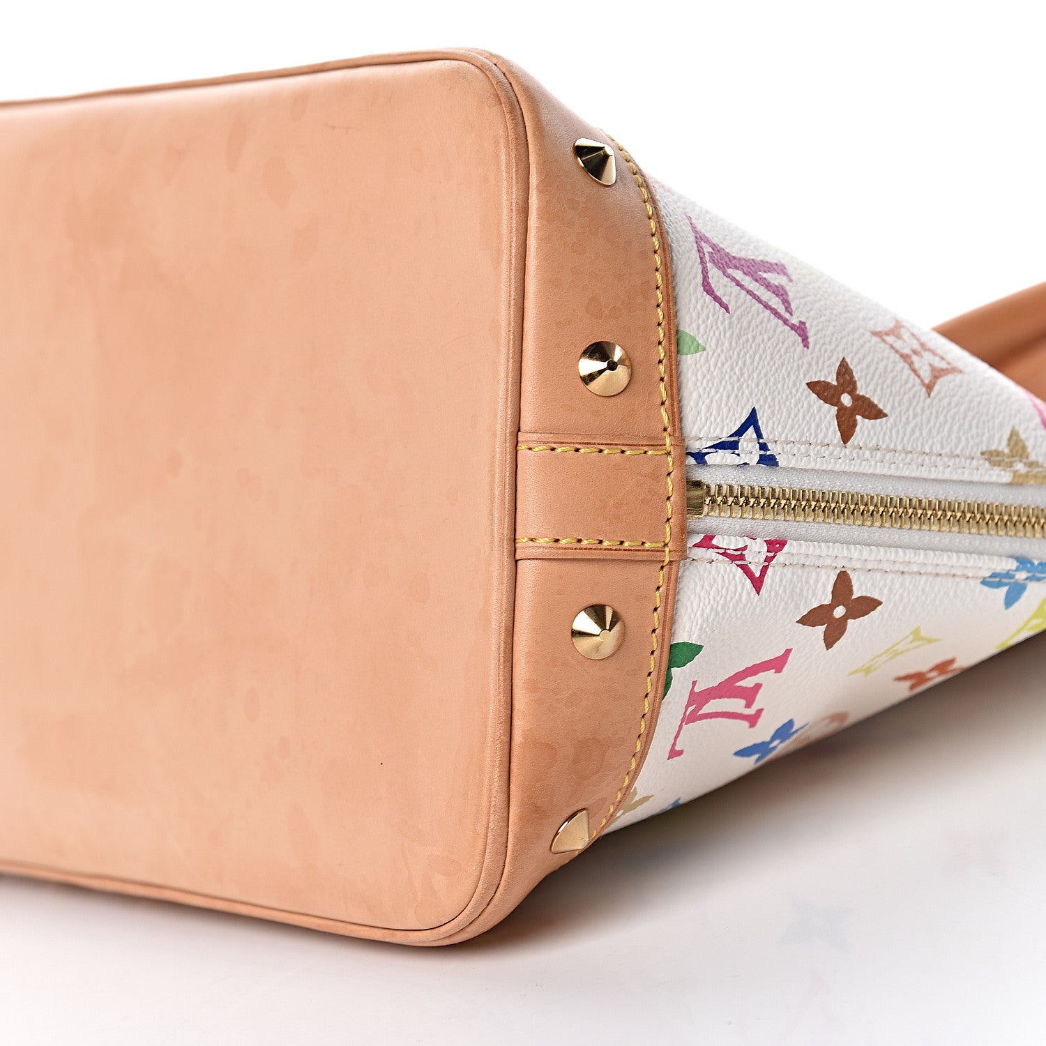 Louis Vuitton Monogram Multicolor Alma White 9 of 12