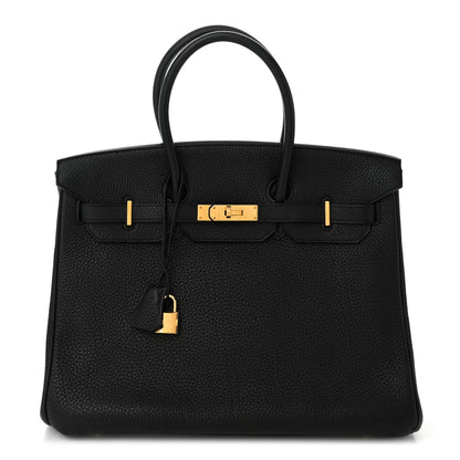 Hermes Togo Birkin 35 Black 1 of 12