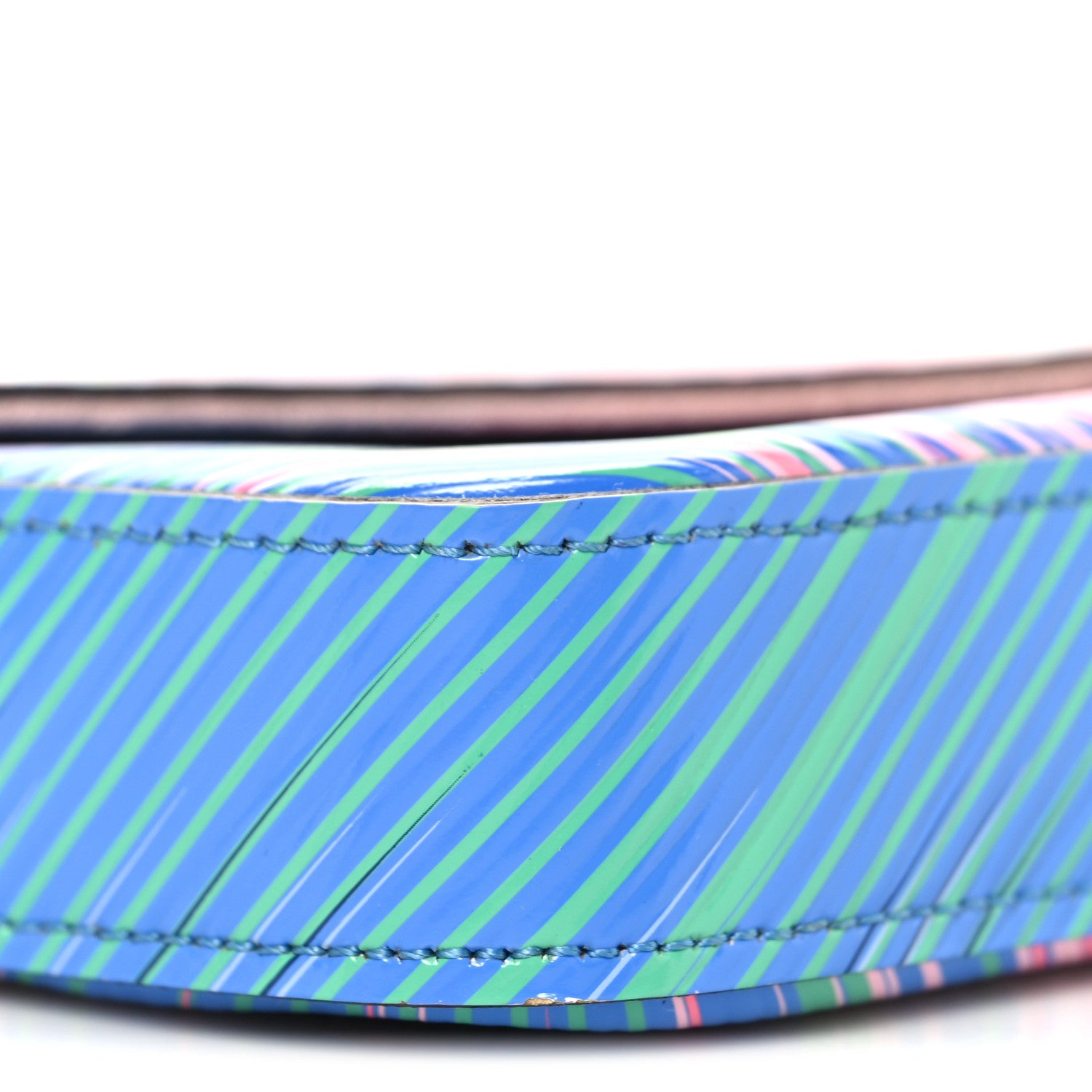 Louis Vuitton Epi Tropical Pochette Felicie Blue Rose 9 of 11