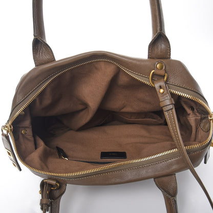Chloe Calfskin Medium Kira Bowler Tote Khaki 5 of 16