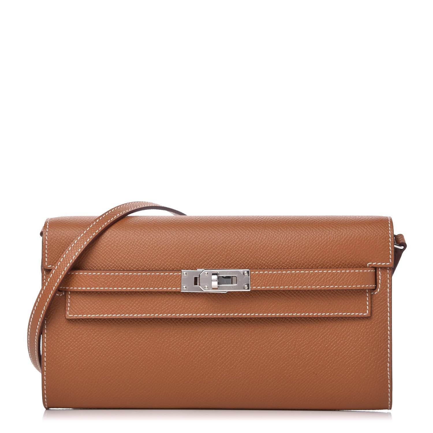 Hermes Epsom Kelly Wallet To Go Gold 1 of 10