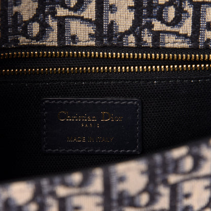 Christian Dior Oblique 30 Montaigne Flap Bag Blue 6 of 11