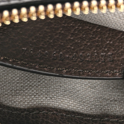 Gucci GG Supreme Monogram Textured Dollar Calfskin Mini Ophidia Chain Bag Beige Ebony 7 of 10