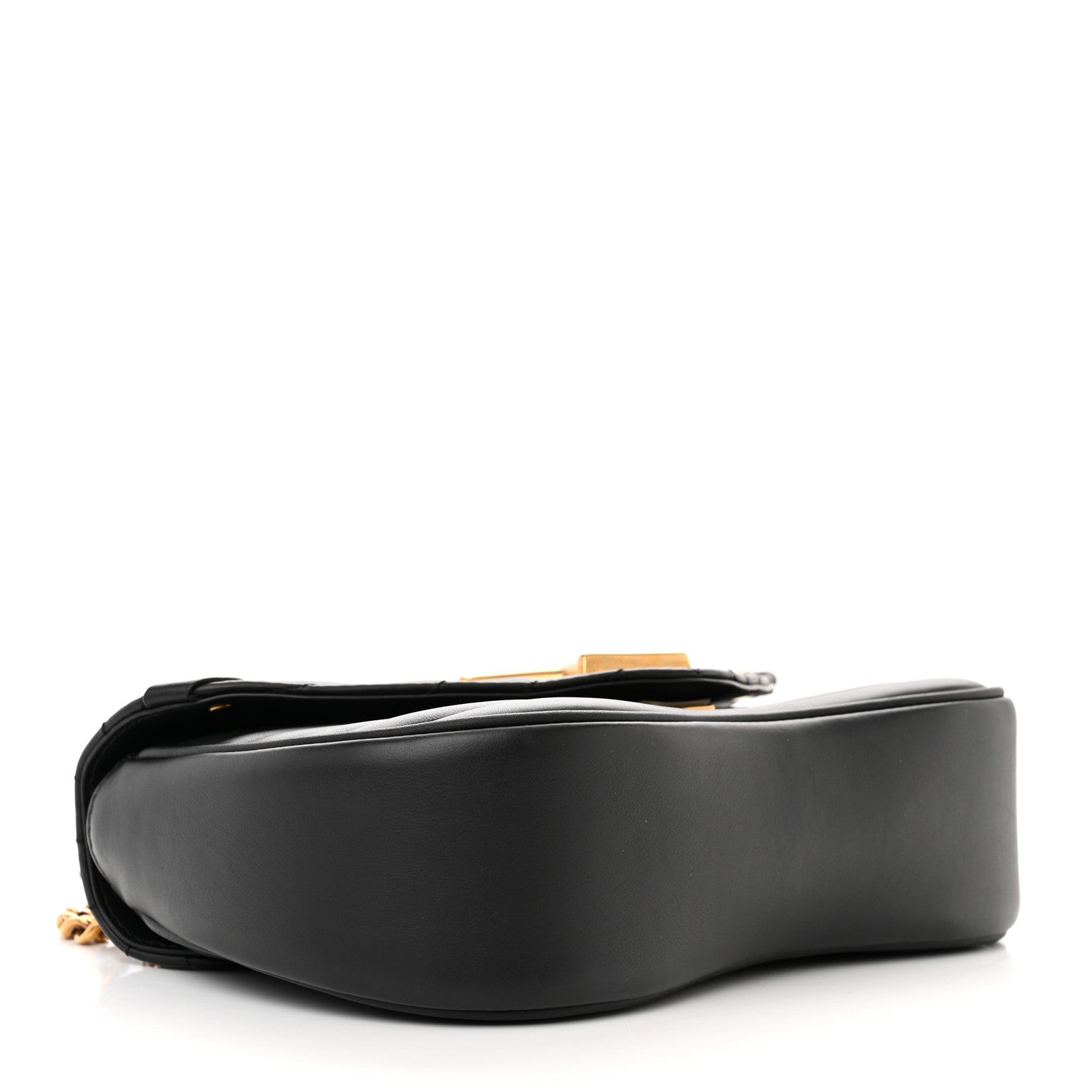 Louis Vuitton Calfskin New Wave Chain MM Black 4 of 14