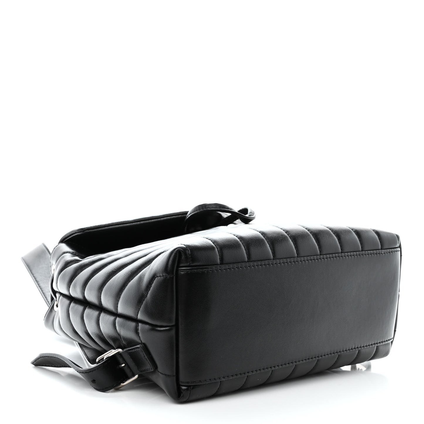 Calfskin Y Quilted Monogram Small Loulou Backpack Black