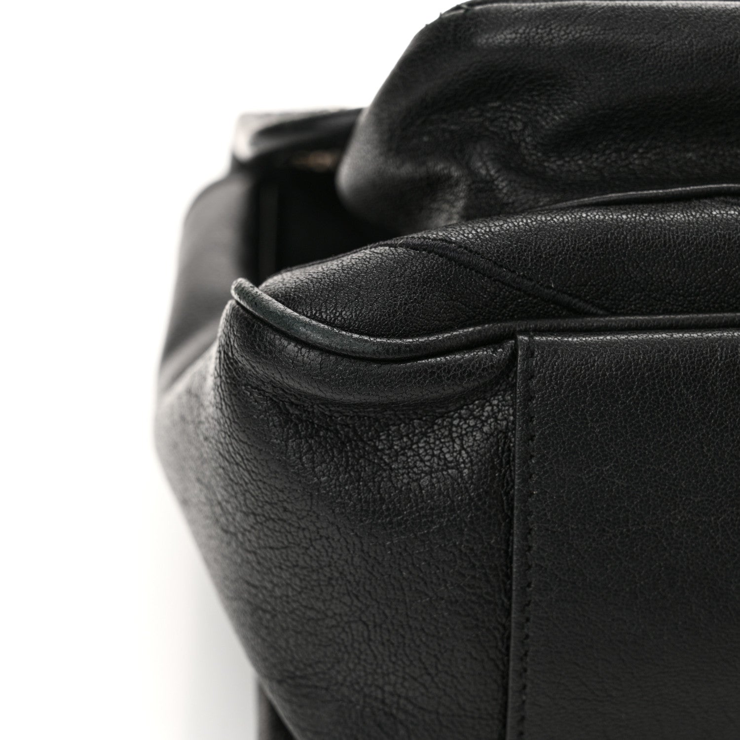 Saint Laurent Calfskin Matelasse Monogram Microstud Medium Niki Chain Satchel Black 11 of 11
