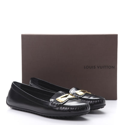 Louis Vuitton Calfskin Cluny Loafers 39 Black 10 of 10