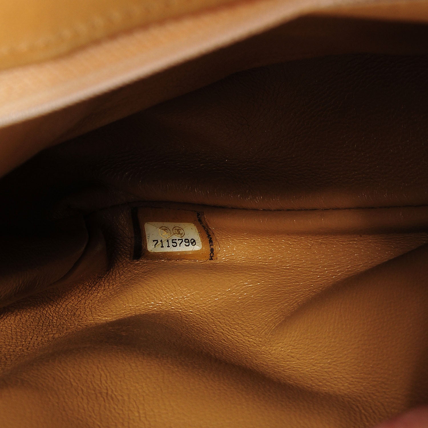 Chanel Lambskin Square Stitched Medium Single Flap Beige 6 of 7