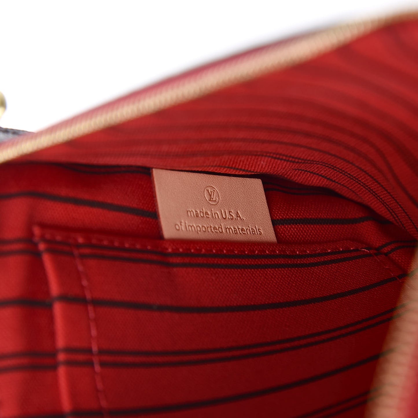 Monogram Neverfull MM GM Pochette Cherry