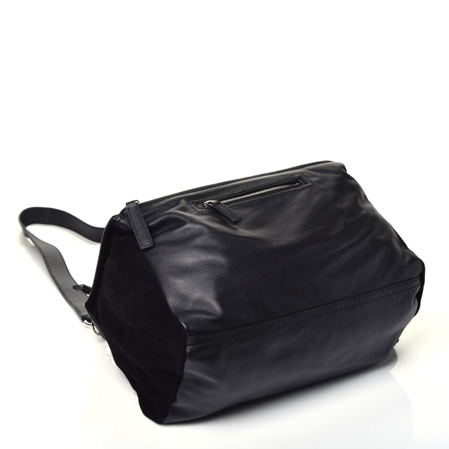 Givenchy Smooth Calfskin Crocodile Embossed Medium Pandora Black 5 of 10