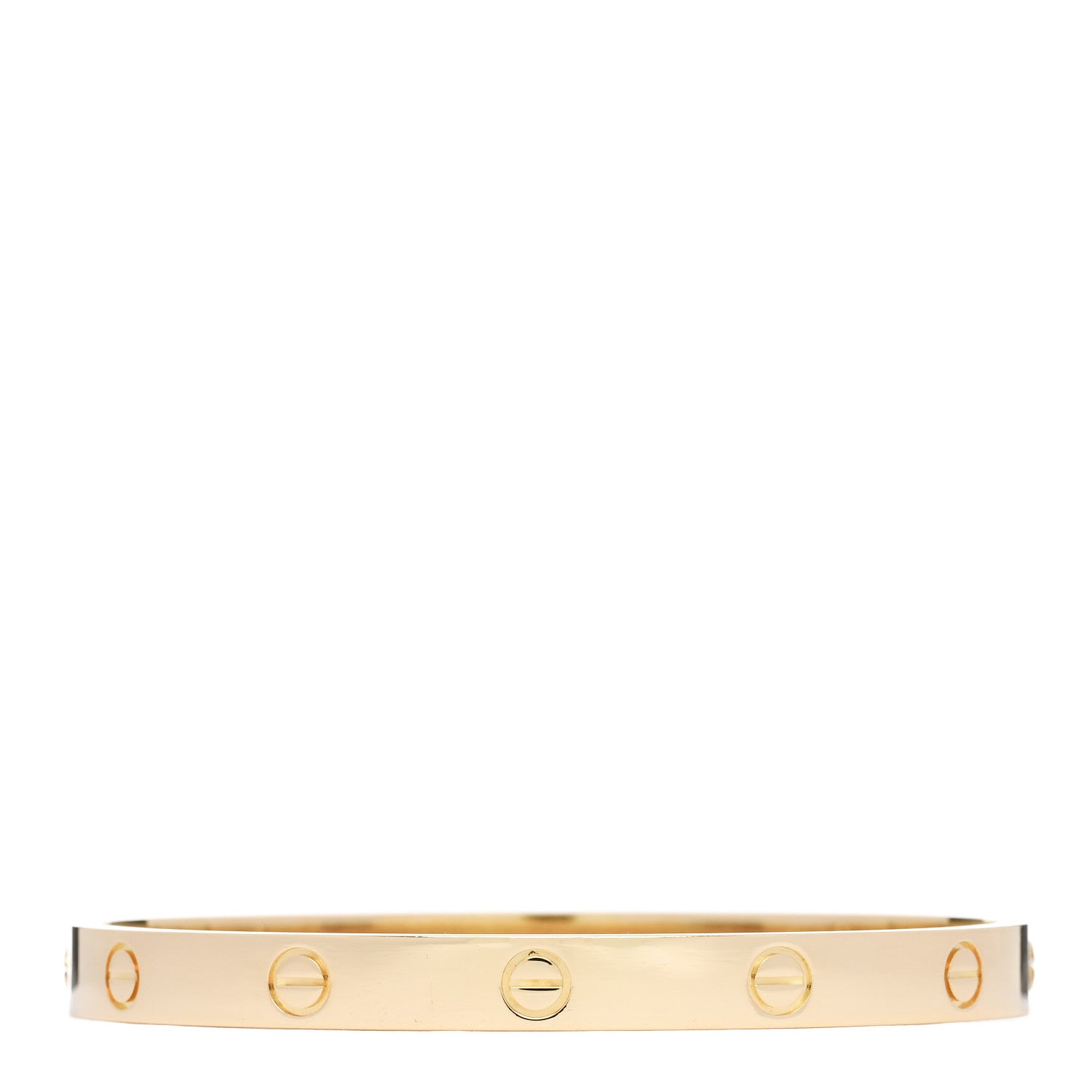 Cartier 18K Yellow Gold LOVE Bracelet 18 1 of 9